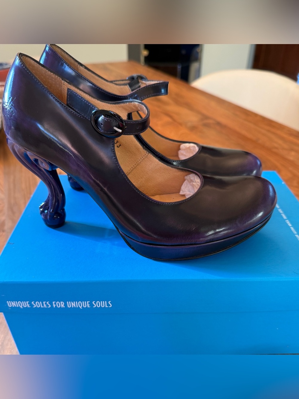 John Fluevog Elizabeth Queen Transcendent in Purple